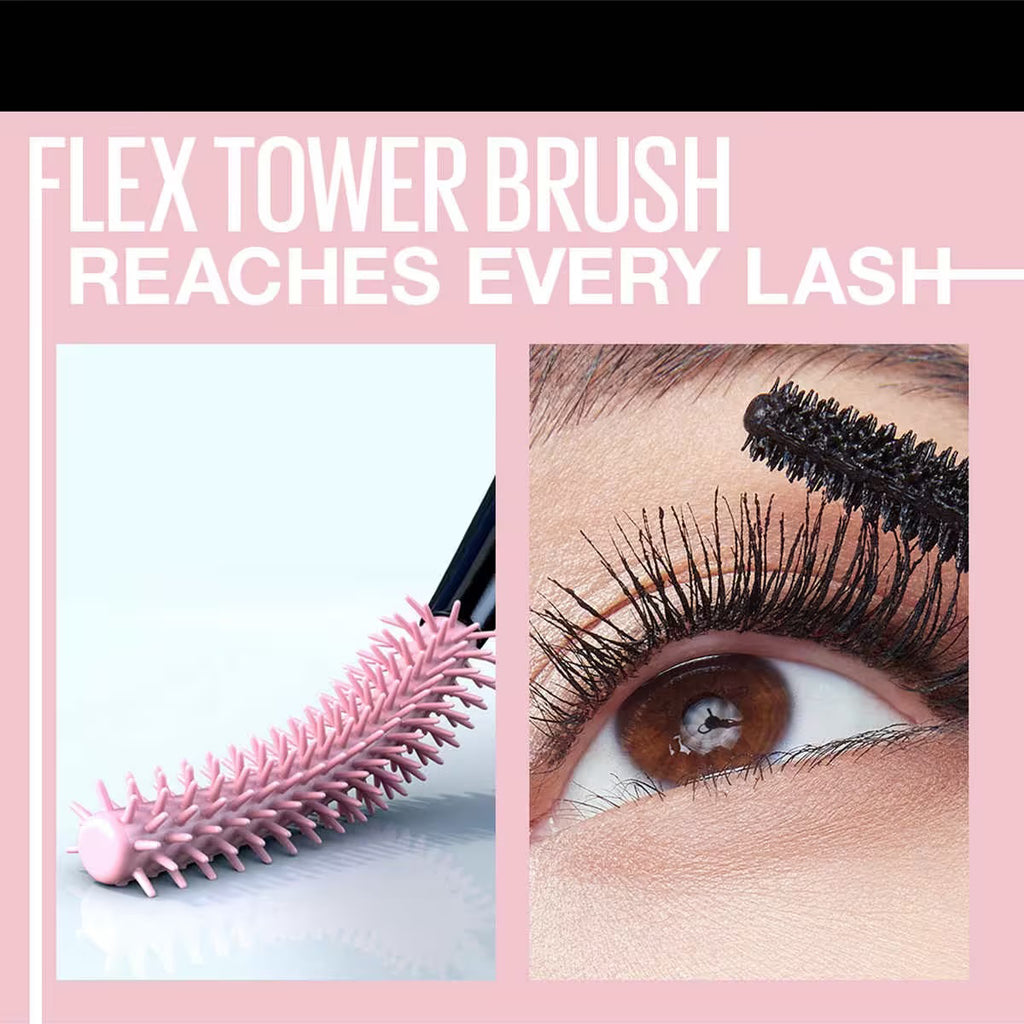 Pippal Sky High Eyeliner 1 Pcs with Mascara Ultra Volume Up Volumizing Mascara for Bold And Dramatic Lashes Long Lasting Waterproof 10Gm (Pack of 2)
